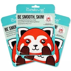 The Crème Shop Be Smooth, Skin Red Panda Face Mask Set